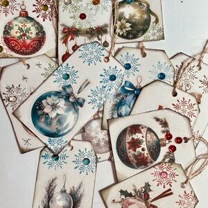 Holiday Ornament Gift Tags